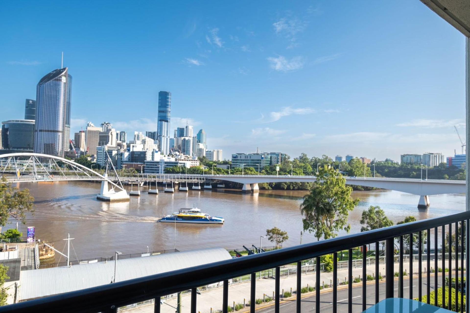 River Plaza Apartments Brisbane Southbank Extérieur photo